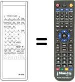 Replacement remote control MARK 4 A TEXT