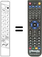 Replacement remote control CT-77 FC