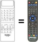 Replacement remote control LG CT 7090