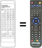 Replacement remote control CU-SD 025