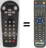 Replacement remote control CANAL SATELLITE