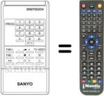 Gleichwertige Fernbedienung DIGITOUCH
