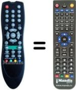 Replacement remote control Telestar TR 1