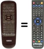 Gleichwertige Fernbedienung Yamaha DVD S795