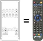 Replacement remote control FB 40