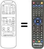Replacement remote control Novatronic HT 891