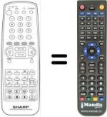 Replacement remote control G 1061 SA