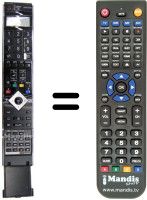 Replacement remote control Sharp LC 65 XS1E
