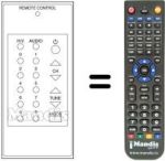 Replacement remote control DX 1000