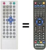 Replacement remote control Inno Hit IH L50 DX