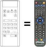 Replacement remote control 256.261