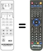 Gleichwertige Fernbedienung NordMende SPECTRA SL 63 BT
