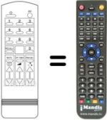 Replacement remote control IR 2000