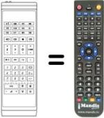 Replacement remote control 5652 13 01