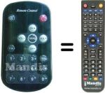 Replacement remote control Shinelco TVL 1300 T