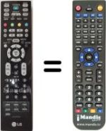 Replacement remote control LG 42 LY 99