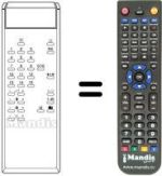 Replacement remote control MC 27