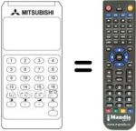 Gleichwertige Fernbedienung NON TEXT