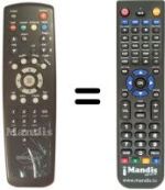 Replacement remote control P 2000