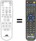 Replacement remote control PQ 21760 D 3