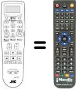 Replacement remote control PQ 21831 D