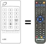 Replacement remote control RC 202