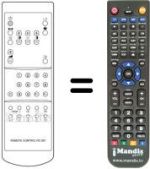 Replacement remote control RC 207