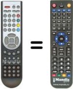 Gleichwertige Fernbedienung Vestel 26830 IDTV