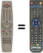 Gleichwertige Fernbedienung Vestel 2120