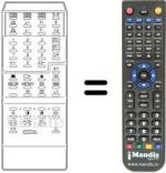 Replacement remote control RC 7605