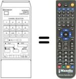 Replacement remote control VXL 4