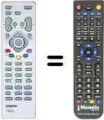 Replacement remote control Hifivox DSI 502 ME