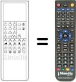 Replacement remote control 39 CAN