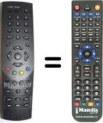 Replacement remote control Humax CXHD-5000 C