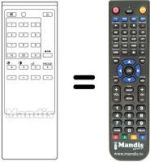 Gleichwertige Fernbedienung Sony KV-2062 MR