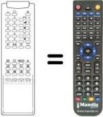 Replacement remote control RM 113