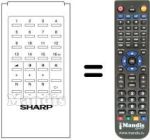 Replacement remote control RRMCG 0204 CESA