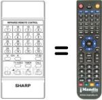 Replacement remote control RRMCG 0292 CESA