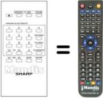 Replacement remote control RRMCG 0403 CESA