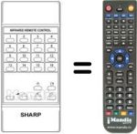Replacement remote control RRMCG 0454 CESA
