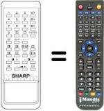 Replacement remote control RRMCG 0498 CESA