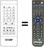 Replacement remote control RRMCG 0517 CESA