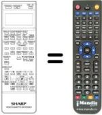 Replacement remote control RRMCG 0570 GESA