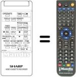 Replacement remote control RRMCG 0778 UM