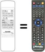 Replacement remote control RRMCG 0952 CESA