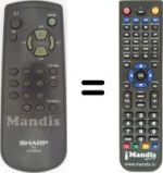 Replacement remote control RRMCG 1048 BMSA