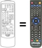Replacement remote control Sharp 37 VT 24 S