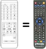 Replacement remote control RT 102