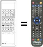 Replacement remote control S 26 TXT