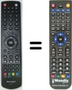 Replacement remote control Sharp RC 1910